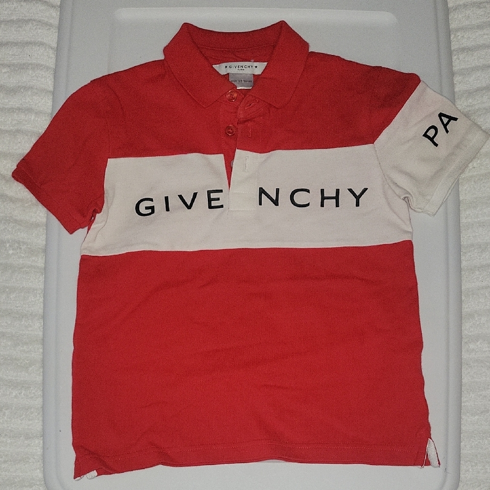Givenchy Kids Red Polo Shirt